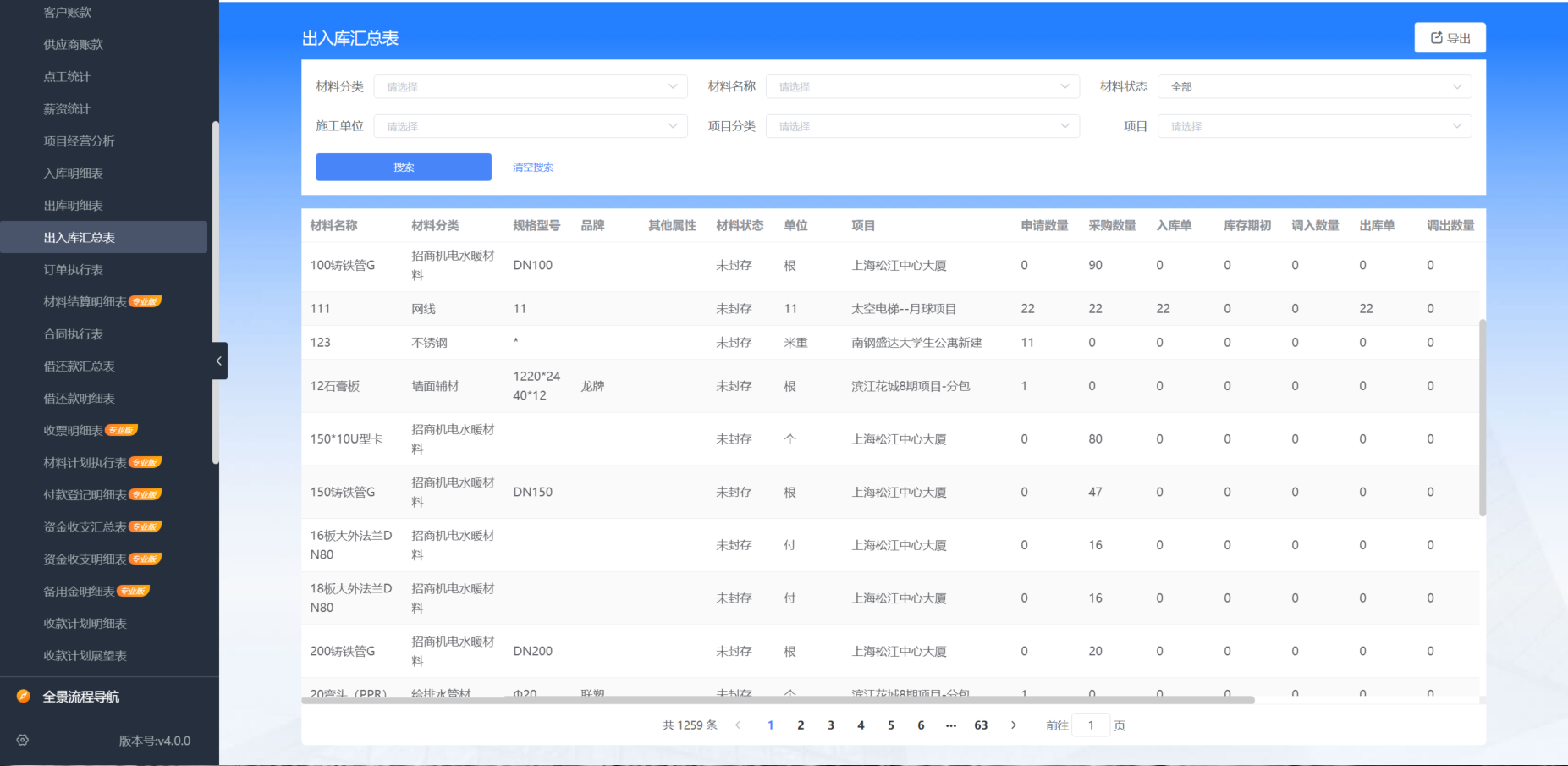 工程項目管理系統(tǒng)
